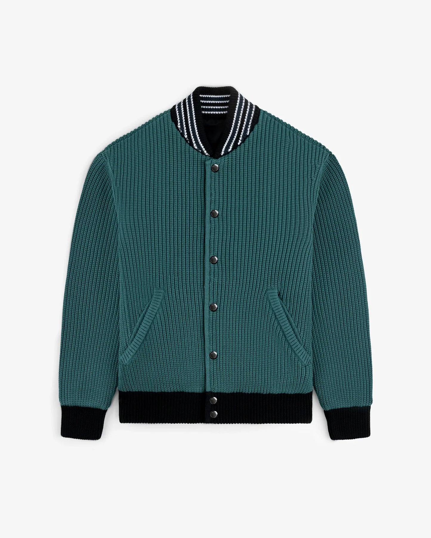 Reversible Knit Bomber Jacket