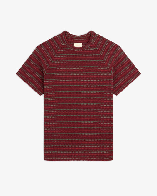Jacquard Striped Tee